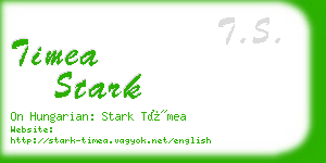 timea stark business card